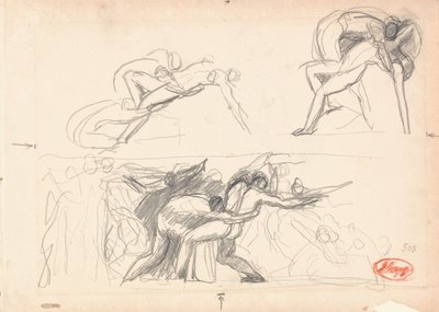 Studie i figurkomposition; Helvetet av George Romney