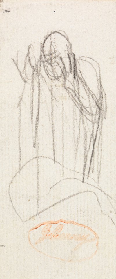 Figur Studie 1 av George Romney