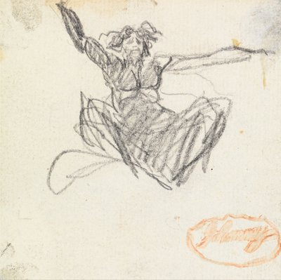 Figur Studie 7 av George Romney