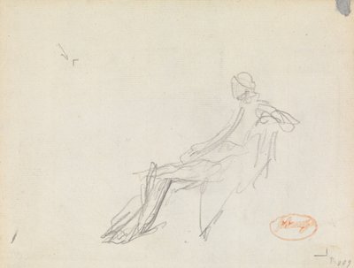 Figur Studie 9 av George Romney