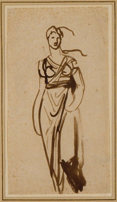 Figur av en kvinna av George Romney