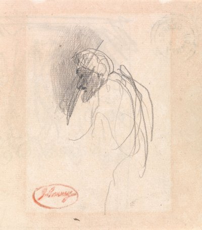 Figur med täckt huvud av George Romney