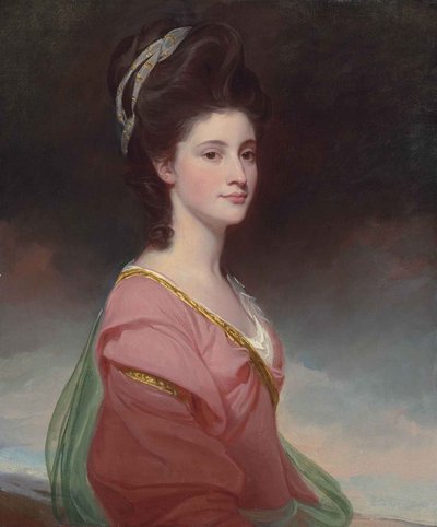 George Romney - Elizabeth Ramus av George Romney