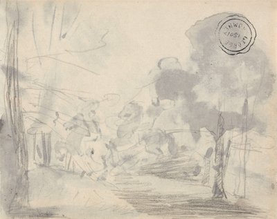 Glänta med träd av George Romney