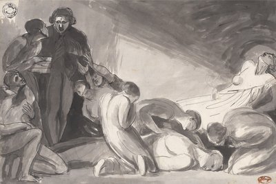 Howard på besök i ett fängelse av George Romney
