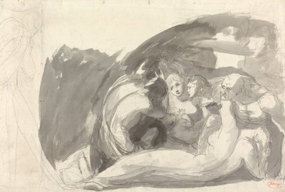 Howard på besök i ett fängelse av George Romney