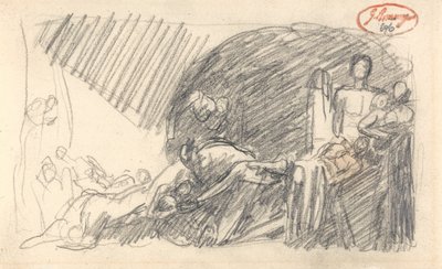Howard på besök i ett fängelse av George Romney