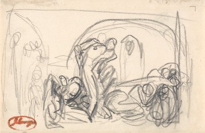 Howard på besök i ett fängelse av George Romney