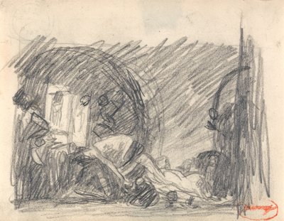 Howard på besök i ett fängelse av George Romney