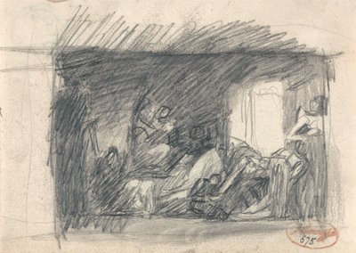 Howard på besök i ett fängelse av George Romney