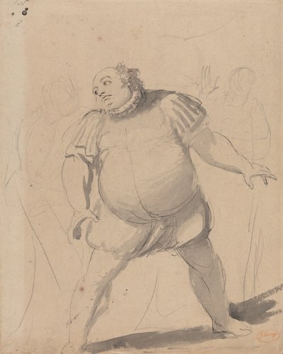 John Henderson i rollen som Falstaff av George Romney