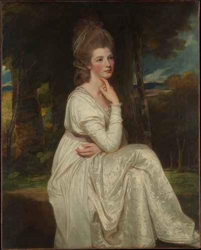 Lady Elizabeth Stanley (1753–1797), grevinnan av Derby av George Romney