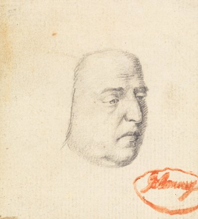 Manligt huvud 2 av George Romney