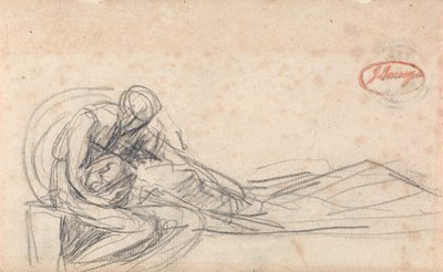 En man som beklagar sig av George Romney