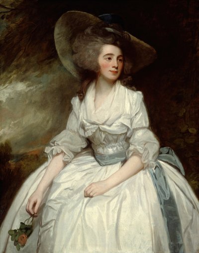 Mrs Francis Russell, 178587. av George Romney