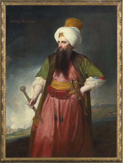 Porträtt av Edward Wortley Montagu (1713-1776) - Peinture de George Romney (1734-1802) - Olja på duk av George Romney