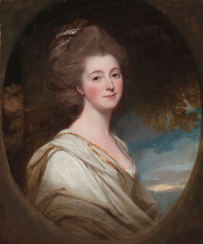 Porträtt av Jane Hoskyns, ca. 1778-1780 (olja på duk) av George Romney