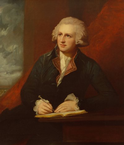 Porträtt av John Blackburne (olja på duk) av George Romney