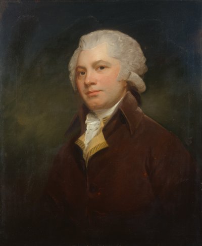 Porträtt av Mr Wildman (olja på duk) av George Romney
