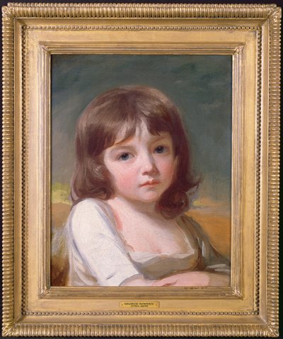 Porträtt av en flicka av George Romney