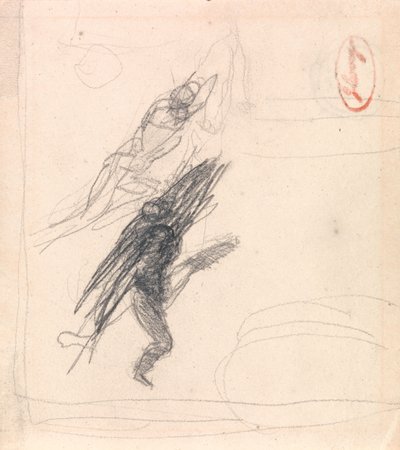 Möjligen en liggande figur och en dansande figur av George Romney