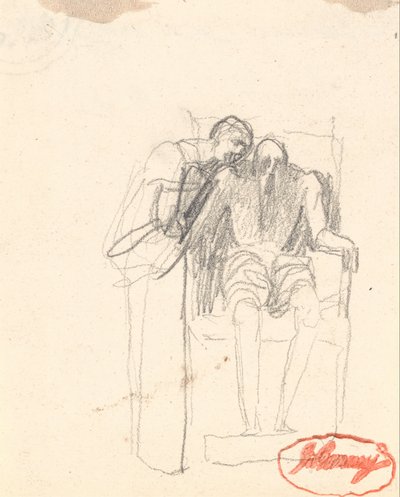 Möjligen två figurer från "Ålderdom" av George Romney