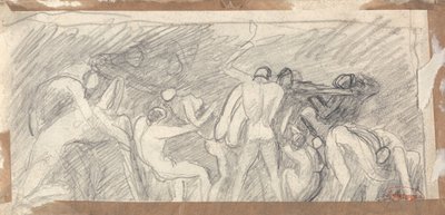 Satan leder helvetet av George Romney