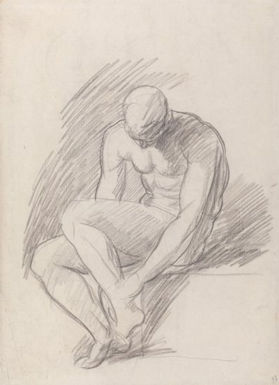 Sittande man av George Romney