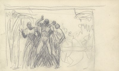 Teckning ur skissboken av George Romney