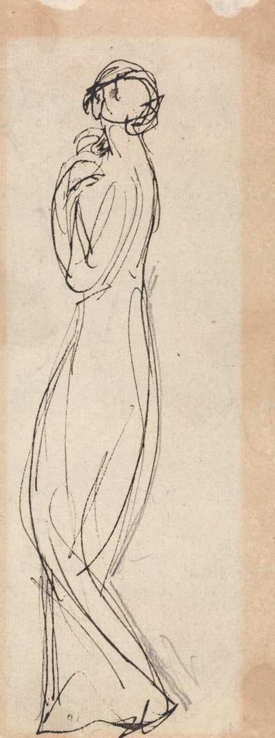 Stående kvinnofigur av George Romney