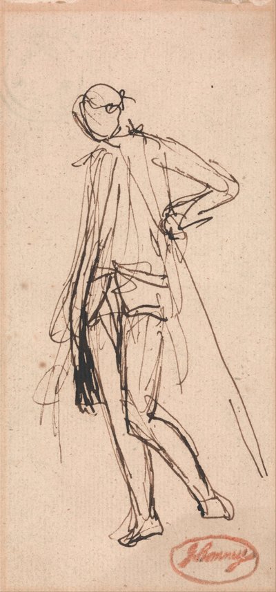 Stående figur av George Romney