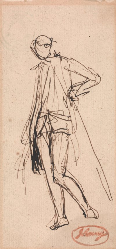 Stående figur av George Romney