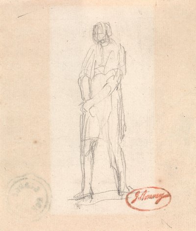 Stående figur av George Romney