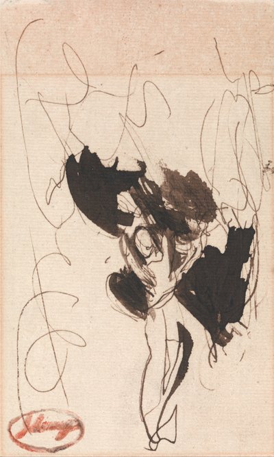 Stående mansfigur av George Romney