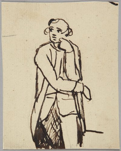 Stående manlig figur av George Romney