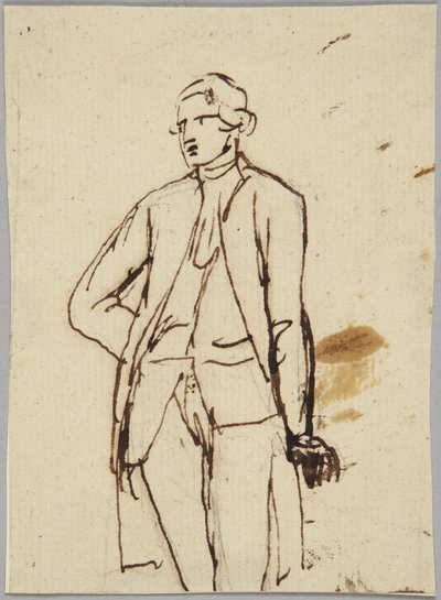 Stående manlig figur av George Romney