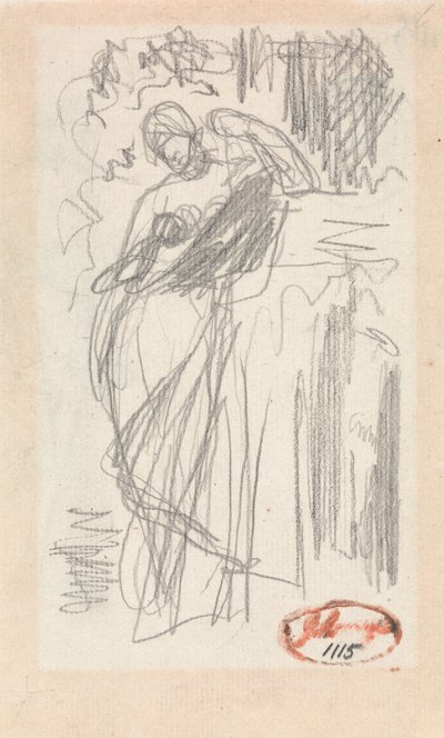 Stående kvinna av George Romney