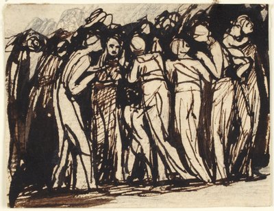 Stående kvinnor och barn av George Romney