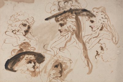 Studies for the Head of a Lady (Studier of a Woman
