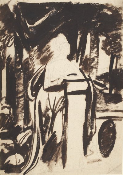 Förstudie till porträttet av Lady Elizabeth Monson av George Romney