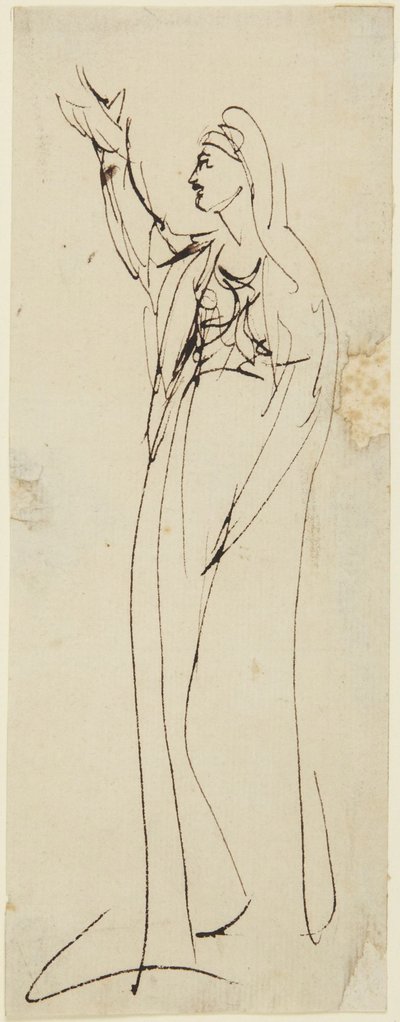 Studie till ”Mater Dolorosa” av George Romney