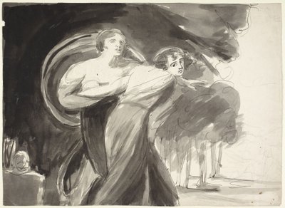 Studie i glädje och melankoli av George Romney
