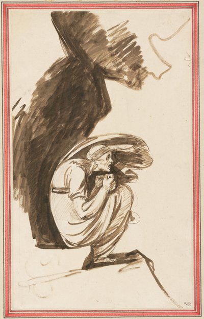 Studie till ”Häxan från Lappland” av George Romney