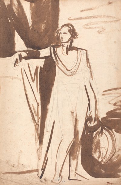 Studie till porträttet av George Spencer, fjärde hertigen av Marlborough av George Romney