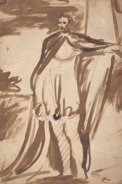 Studie till porträttet av George Spencer, fjärde hertigen av Marlborough av George Romney