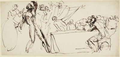 Analys av Banquos spöke från bankettscenen i Macbeth av George Romney