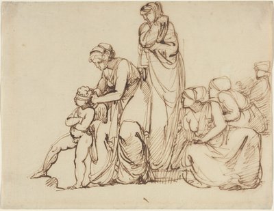 Cupidos ögonbindel av George Romney