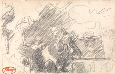 Häxornas grotta: MacBeths andra besök av George Romney