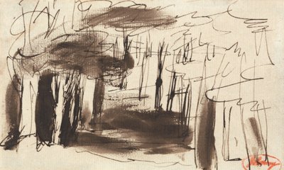 Skogsmiljö av George Romney