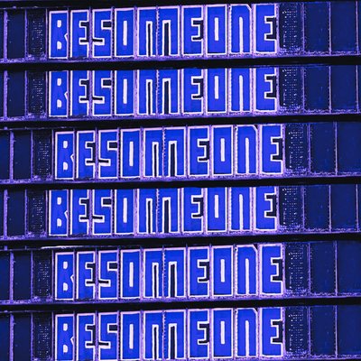 Be Someone, 2023 (Akryl på duk) av George Rosaly